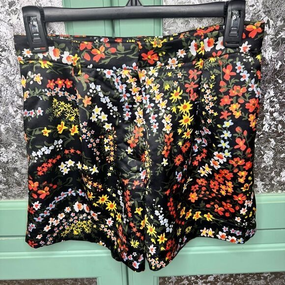 ATM Anthony Thomas Melillo satin floral-print short size 2 - Picture 4 of 10